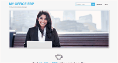 Desktop Screenshot of myofficeerpcochin.com